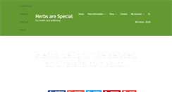 Desktop Screenshot of herbsarespecial.com.au