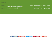 Tablet Screenshot of herbsarespecial.com.au